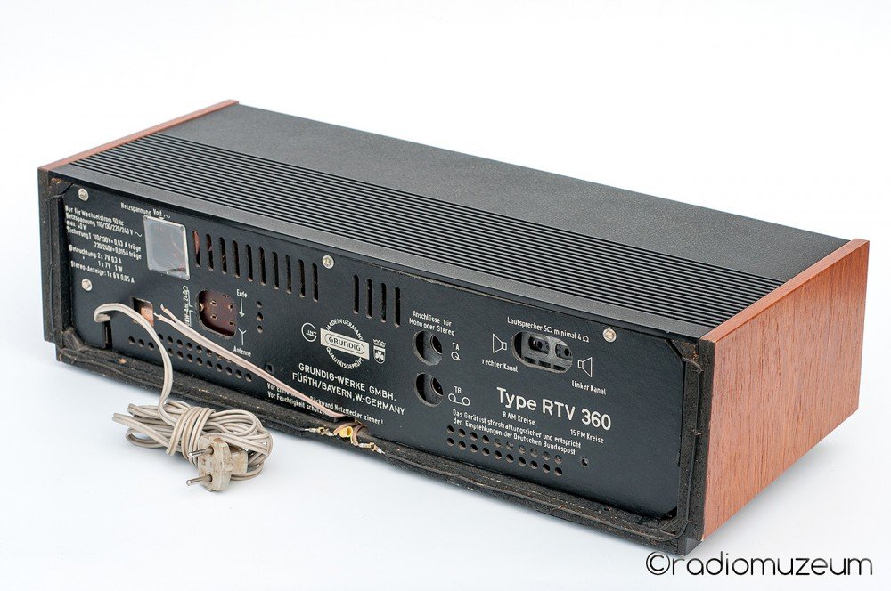 Grundig RTV 360 - підсилювач, ресивер